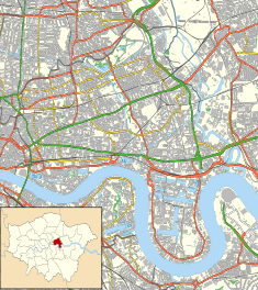 Tower Hamlets London UK location map.svg