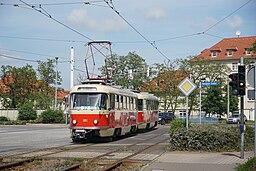 Tram T4D B4D Leuna Spergauer Straße 1