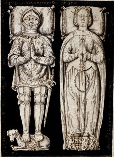 Louis II de la Trémoille and Gabrielle de Bourbon.