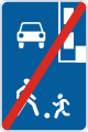 Residential zone ends