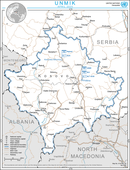Χάρτης του Κοσσυφοπέδιου