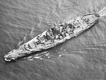 Aerial recognition photo of Alabama, c. 1942 USS Alabama recognition photo.jpg
