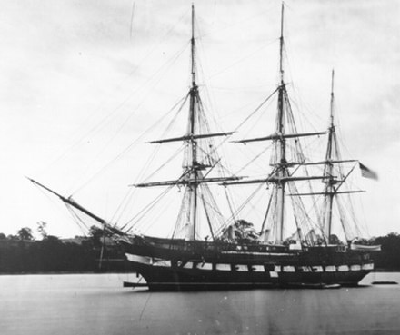 The 1854 USS Constellation, a later United States Navy sloop-of-war named after the original frigate