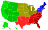 9 regionów USA.svg