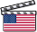 United States film clapperboard.svg