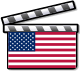 Америка Құрама Штаттары фильм clapperboard.svg