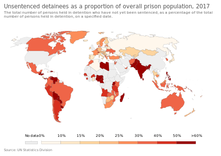 Fail:Unsentenced detainees as a proportion of overall prison population, OWID.svg