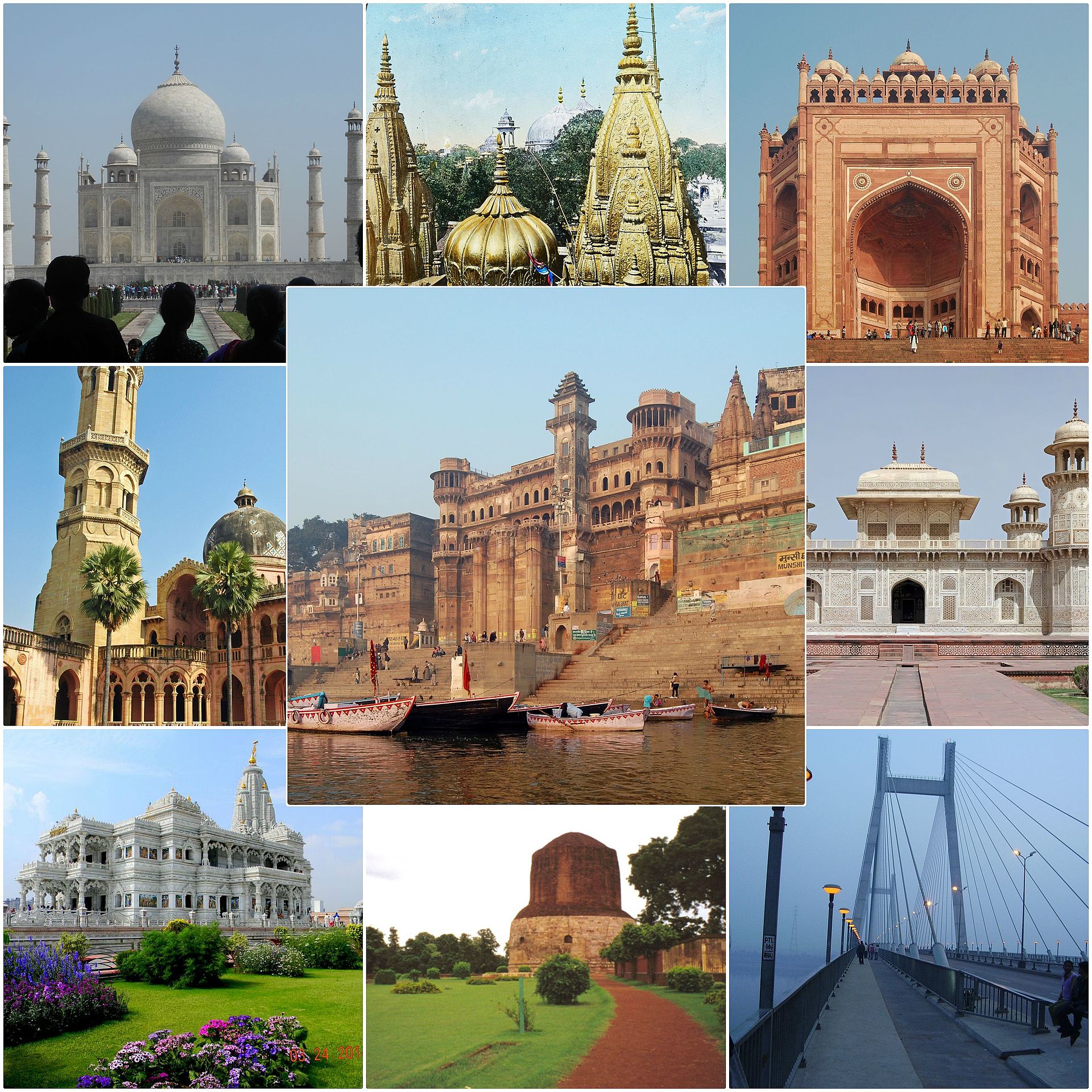 uttar pradesh tourist cities