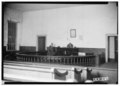 VIEW IN NORTH SIDE OF COURT ROOM - Greene County Courthouse, Main and Boligee Streets, Prairie and Monroe Avenues, Eutaw, HABS ALA,32-EUTA,2-7.tif