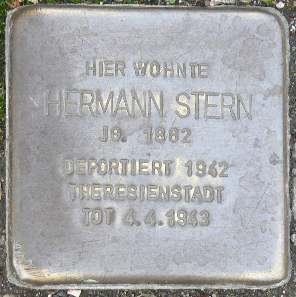 Veitshöchheim - Stolperstein Hermann Stern (Thüngersheimer Straße 39).jpg
