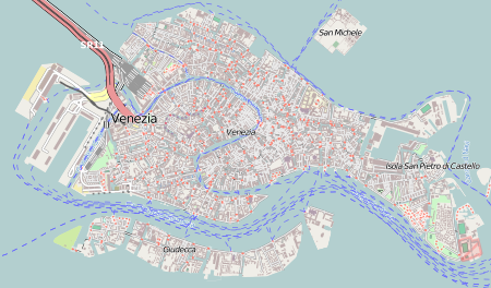 Venezia location map