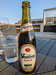 A bottle of Vestfyen Malt-Ol. Vestfyen Malt-Ol.jpg