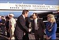 Vice President Bush meets with supporters, including singer Lee Greenwood, on a campaign stop in Redding, California. 03 October 1988.jpg