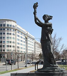 The "Victims of Communism Memorial" in Washington, DC. Victims of Communism Memorial DBKing B.jpg