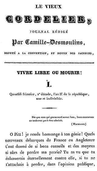 <i>Le Vieux Cordelier</i>