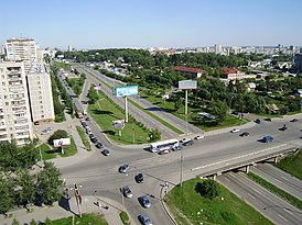 Kreuzung der Straßen Vikulov-Metallurgov