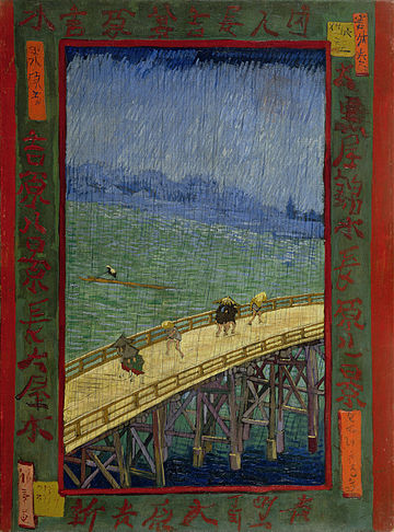 File:Vincent van Gogh - Brug in de regen- naar Hiroshige - Google Art Project.jpg