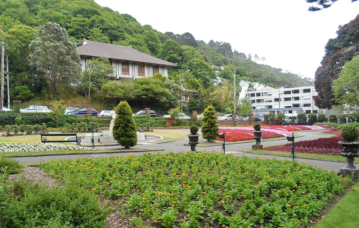 Main garden. Wellington Botanic Garden. Сады Веллингтона.