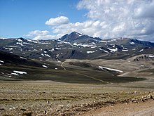 White Mountain, an alpine environment at 4,300 metres (14,000 ft) above sea level in California White Mountain CA.JPG