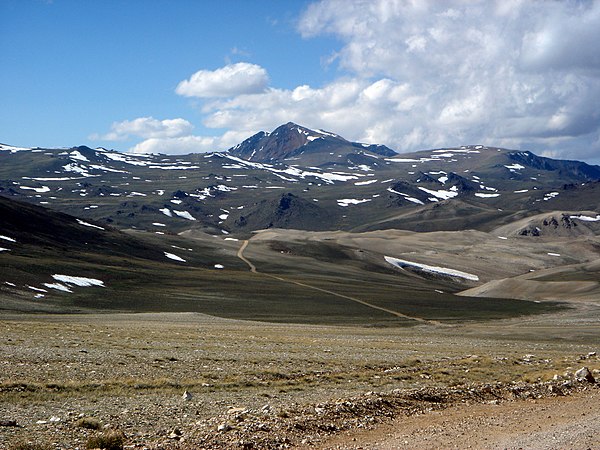 White Mountain Peak from access road