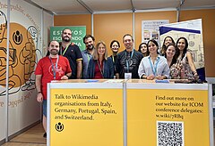 Wikimedia organisations from Italy, Germany, Portugal, Spain and Switzerland at the ICOM-CC conference