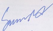 Yann Martel aláírása