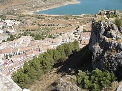 Español: Zahara desde su castillo.