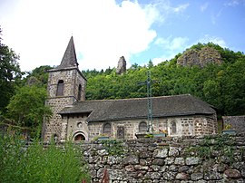 The church of Saint-Pardoux in Laroquevieille
