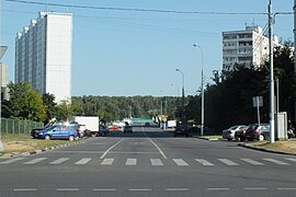 Vista desde la calle Yasenevaya