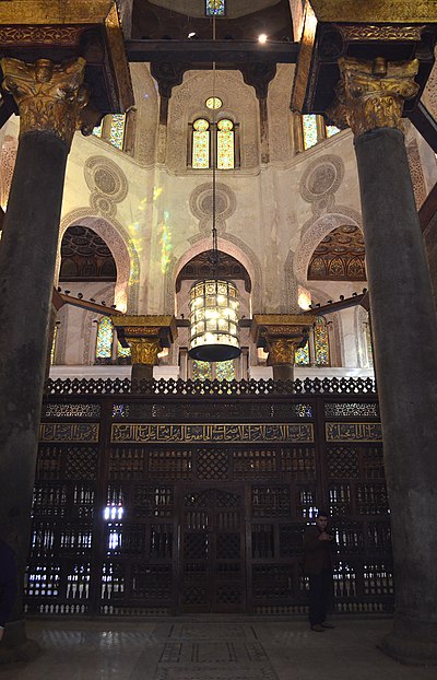 Interior of the Mausoleum of sultan Qalawun
