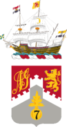 207th Coast Artillery (later 107th Infantry) "Pro Patria et Gloria" (For Country and Glory)