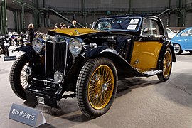 110 lat samochodu w Grand Palais - MG Midget TA 'Airline' Coupé - 1936-005.jpg