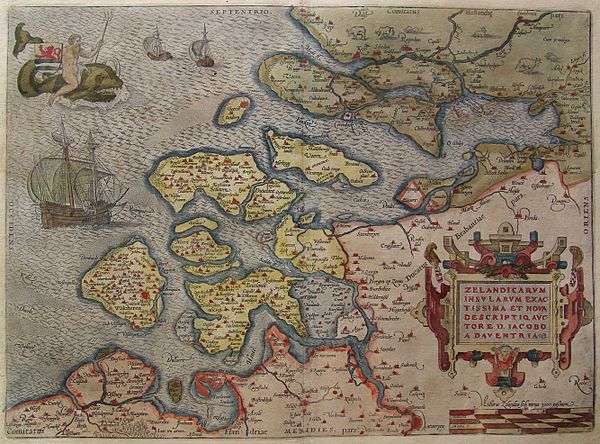 The County of Zeeland in 1580