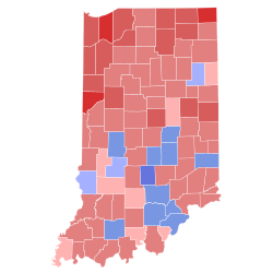 1920 United States Senate election in Indiana results map by county.svg