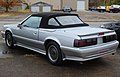 1988 Ford Mustang ASC/McLaren Limited Edition convertible, rear left view