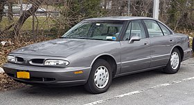 1996 Oldsmobile Eighty Eight LS in Light Gray Metallic, front left.jpg