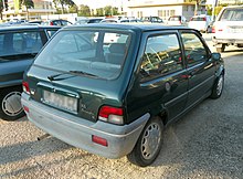 Rover 100 Kensington Rear 1996 Rover 100 Kensington SE - rear.jpg