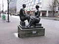 Skulptur "Junges Paar" am Sachsenplatz (2009)