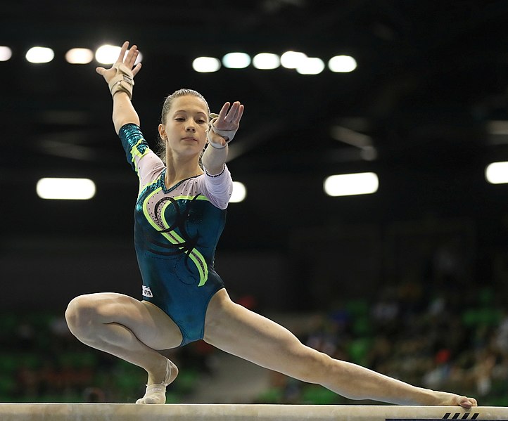 File:2019-06-30 1st FIG Artistic Gymnastics JWCH Women's Apparatus finals Balance beam (Martin Rulsch) 331.jpg