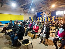 Público en dependencias de la cancha La Bombonera.