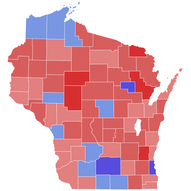File2022 United States Senate election in Wisconsin results map by