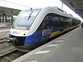 Treinstel erixx 648 472 (LINT 41) naar Buchholz (Nordheide) in Hannover Hbf (2012)