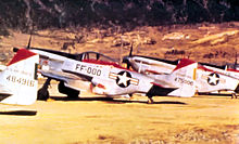 F-51s South Korea 1950 67th Fighter-Bomber Squadron F-51s South Korea 1950.jpg