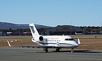 A RAAF Canadair Challenger