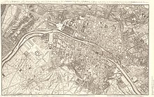 1754 (John Rocque, A plan of Paris)