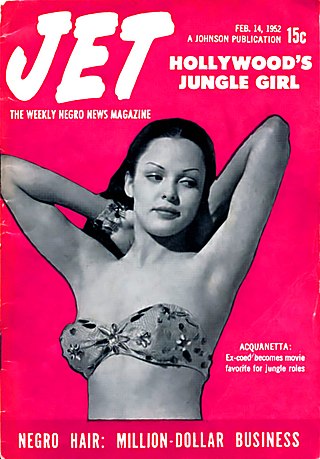 <i>Jet</i> (magazine) African-American weekly magazine formerly based in Chicago