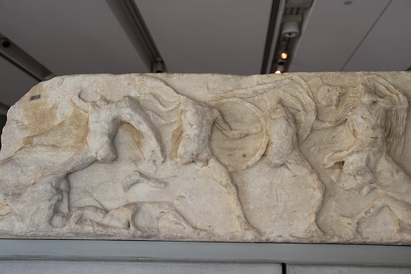 File:Acropolis Museum Pentelic Marble Frieze from the Temple of Athena Nike (28441564775).jpg