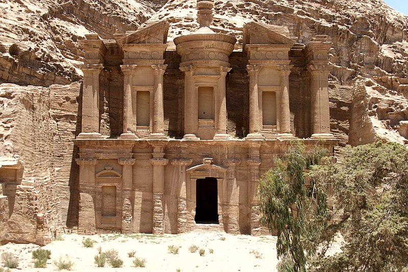 File:Ad Deir (The Monastery), El Deir, Petra, Jordan.jpg