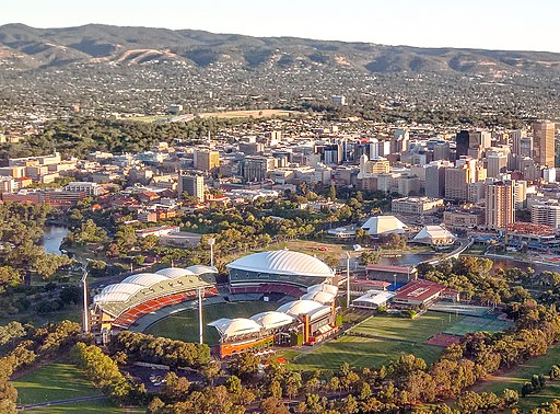 Adelaide city centre view crop