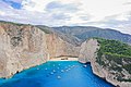 Aerial of Navagio "Shipwreck" Beach (31530926737).jpg